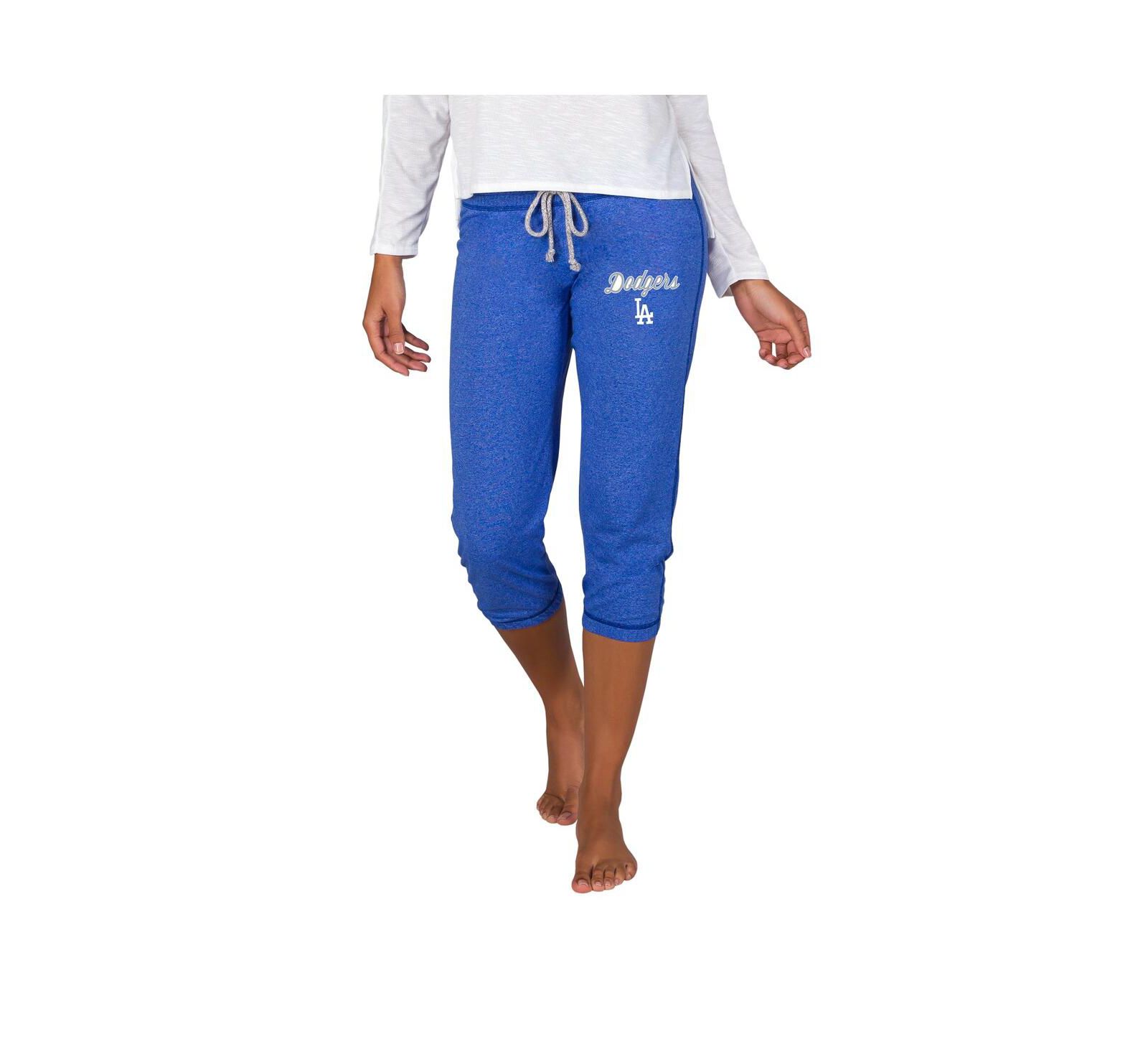 Женские Capri брюки Concepts Sport Royal Los Angeles Dodgers Quest Knit