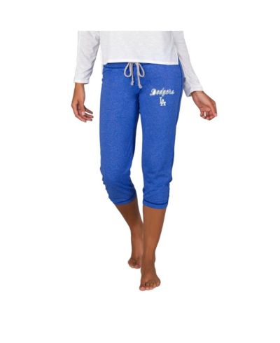 Женские Capri брюки Concepts Sport Royal Los Angeles Dodgers Quest Knit
