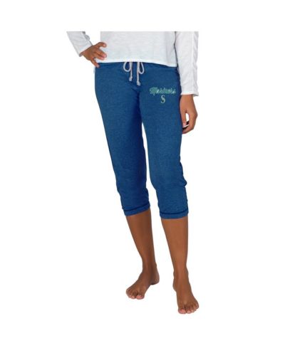 Женские трикотажные брюки-капри Concepts Sport Navy Seattle Mariners Quest Knit