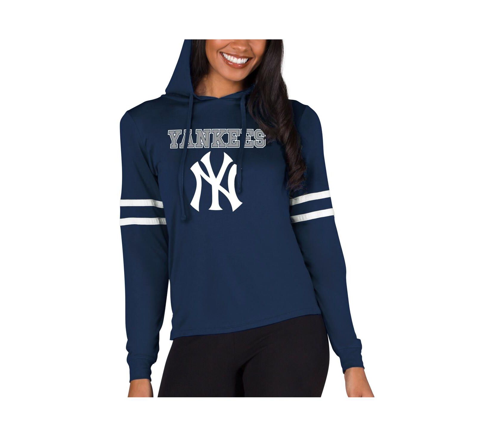 Женская легкая толстовка Concepts Sport New York Yankees Marathon Navy