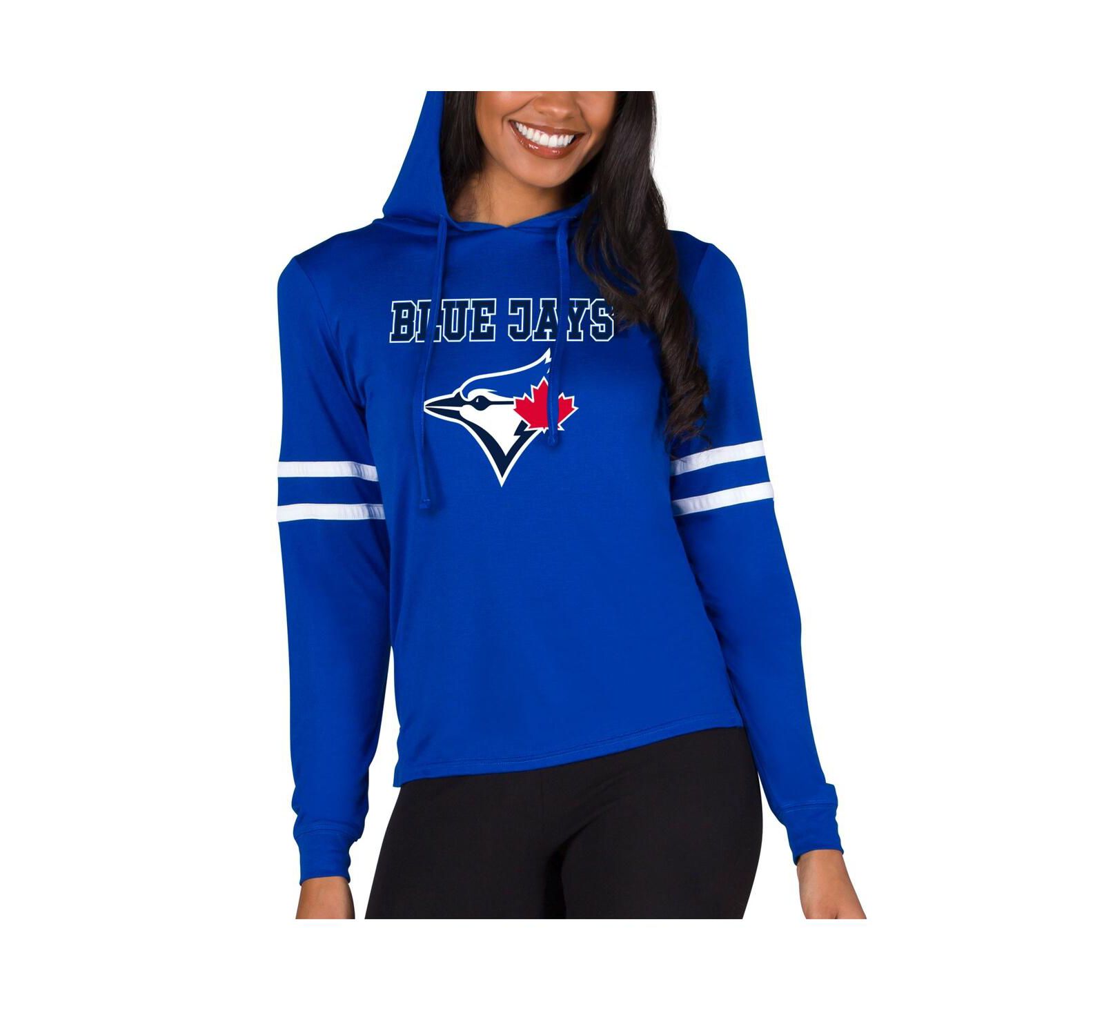 Concepts Sport Women's Royal Toronto Blue Jays Marathon Lightweight Lounge Pullover Hoodie