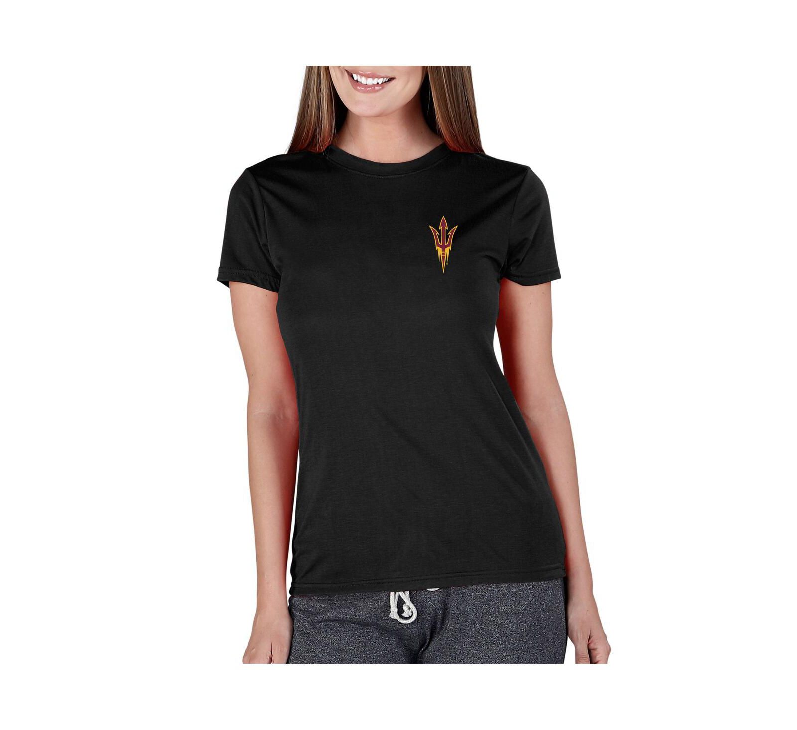 Concepts Sport Women's Black Arizona State Sun Devils Marathon Knit Top
