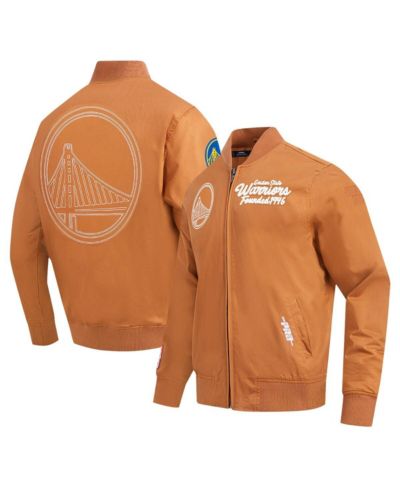 Pro Standard Мужская куртка Pro Standard Men's Brown Golden State Warriors Paint The City Full-Zip