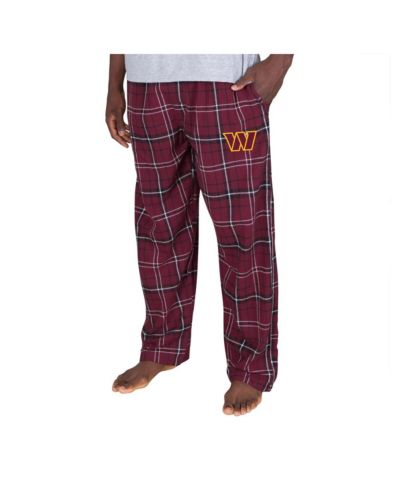 Мужские фланелевые брюки Concepts Sport Burgundy Washington Commanders Ultimate Plaid