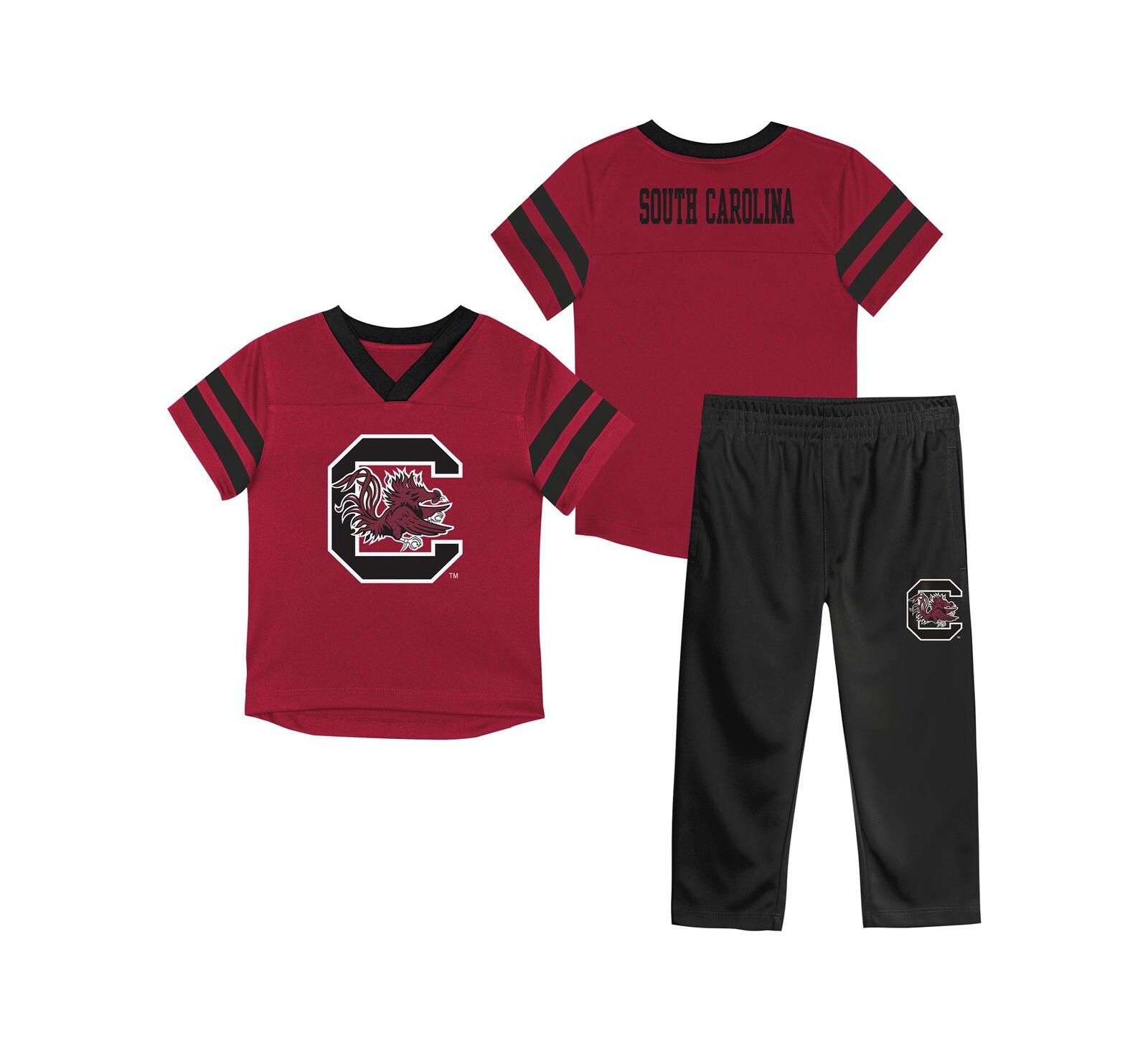 Outerstuff Детский набор из 2 предметов (топ и брюки) South Carolina Gamecocks для мальчиков и девочек