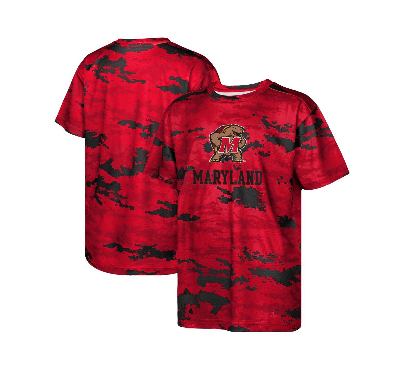 Футболка Outerstuff для мальчиков и девочек, красная, Maryland Terrapins Scrimmage