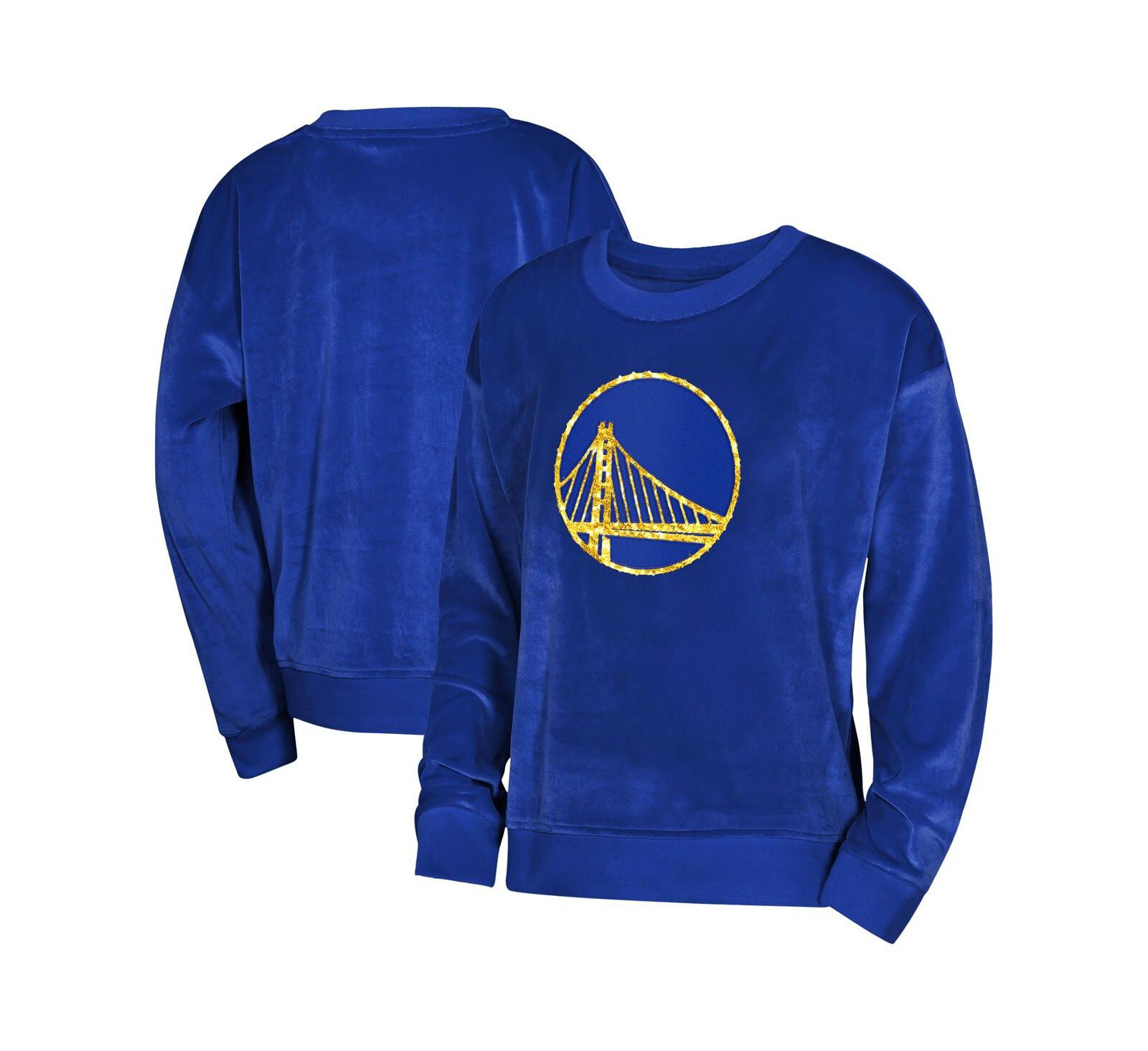 Свитшот Outerstuff Big Boys and Girls Royal Golden State Warriors Step Back