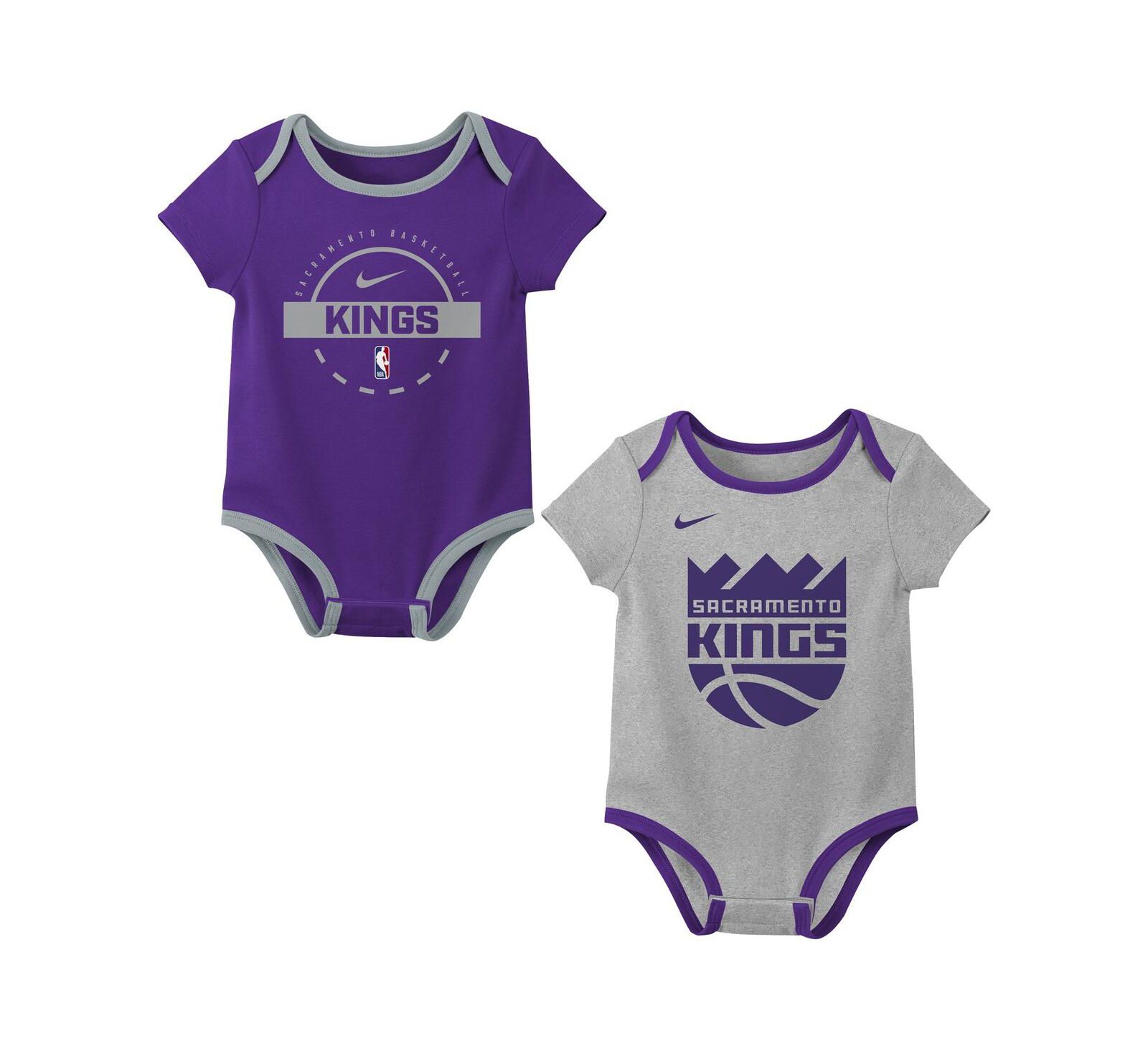 Комплект боди Nike для малышей (мальчиков и девочек) Sacramento Kings, 3 части