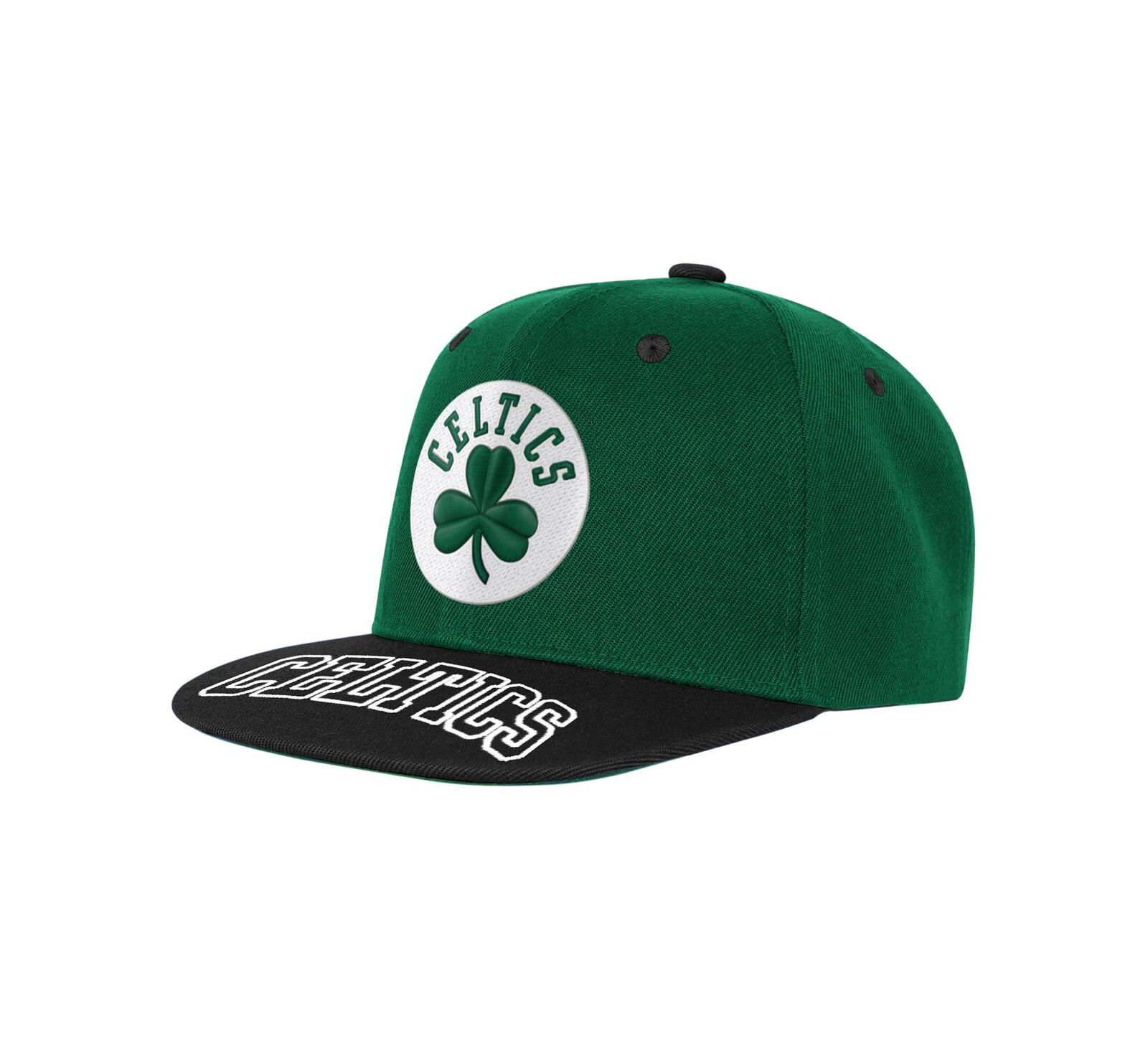 Outerstuff кепка snapback для мальчиков и девочек, Kelly Green/Black Boston Celtics