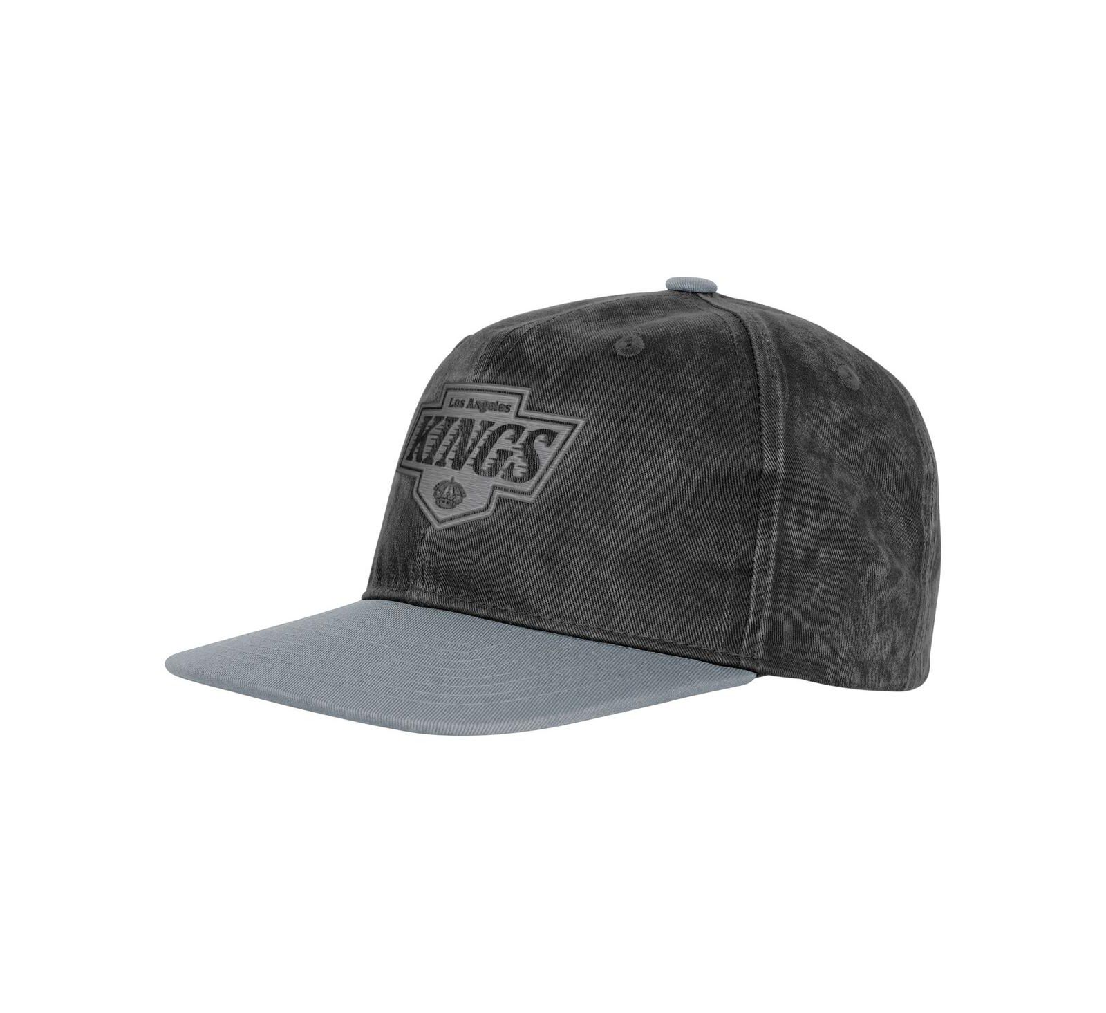 Кепка Outerstuff Black/Silver Los Angeles Kings True Retro Deadstock Adjustable Hat для мальчиков и девочек