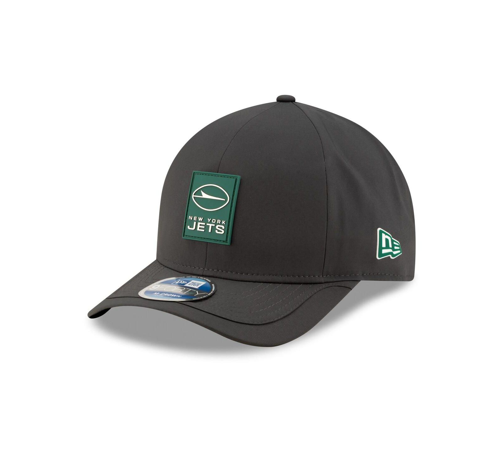 New Era Men's Charcoal New York Jets 2025 Sideline Cold Weather 9FORTY M-Crown Adjustable Hat