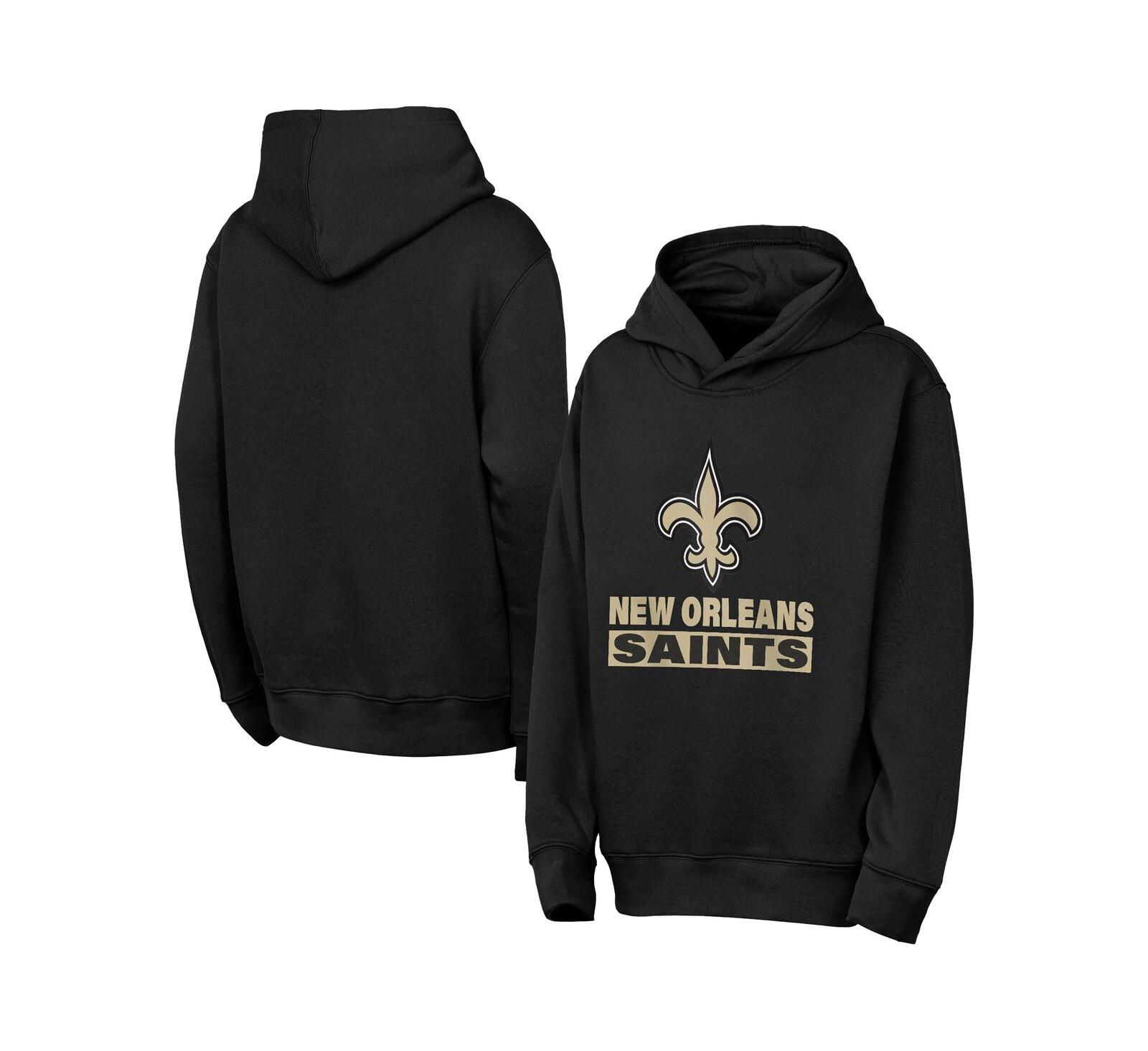 Outerstuff худи Black New Orleans Saints для мальчиков и девочек