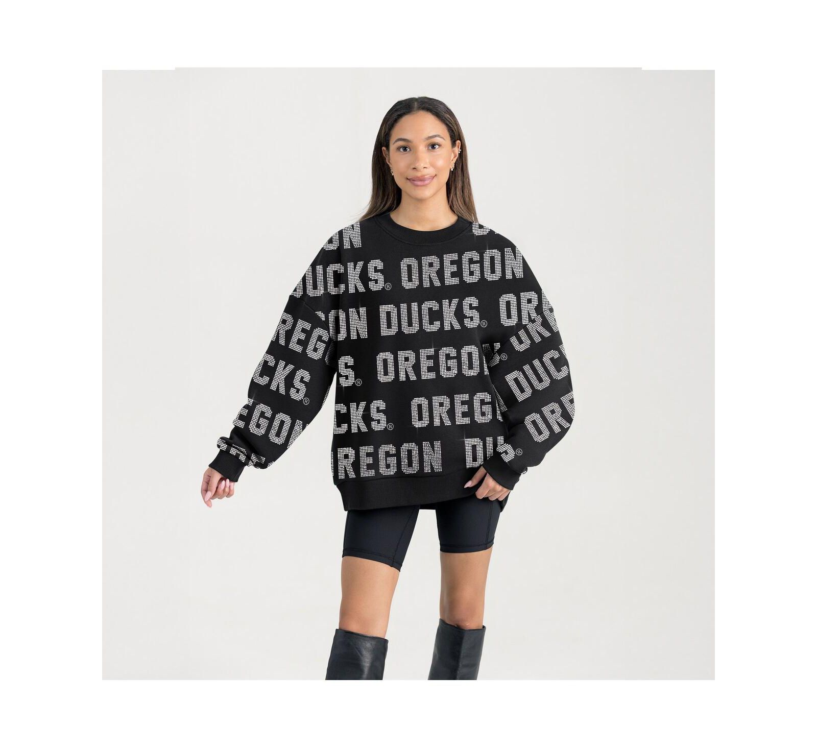 Женское свитшот Gameday Couture Black Oregon Ducks Hype Era