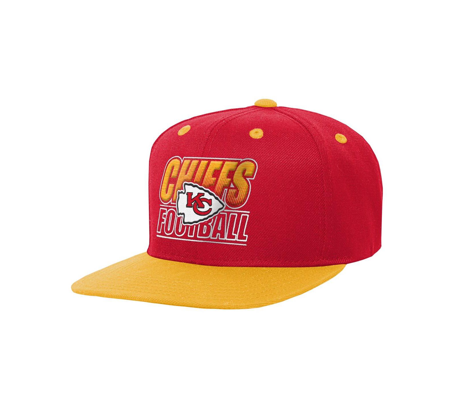 Кепка snapback Outerstuff для мальчиков и девочек Red Kansas City Chiefs Team Gradient