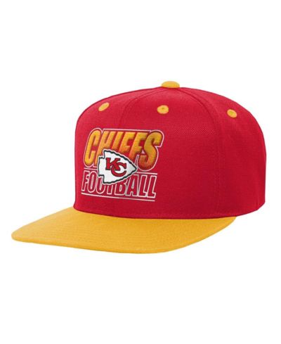 Outerstuff Big Boys and Girls Red Kansas City Chiefs Team Gradient Deadstock Snapback Hat