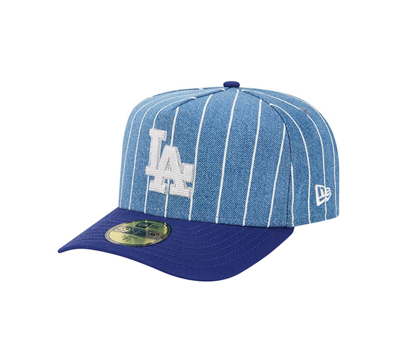 New Era Men's Blue/Royal Los Angeles Dodgers Parallel A-Frame 59FIFTY Fitted Hat