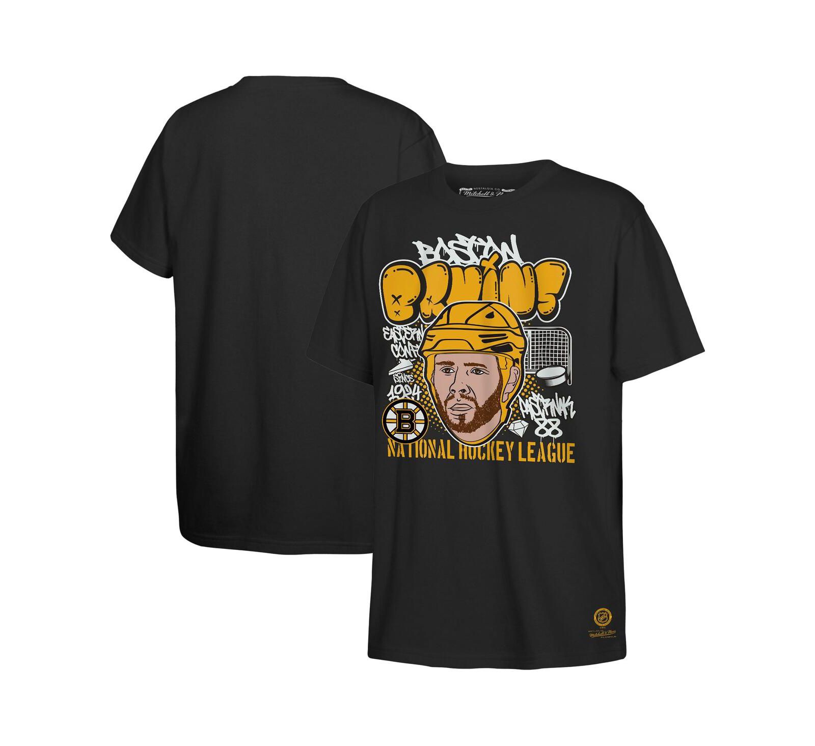 Mitchell & Ness футболка с карикатурой David Pasternak Boston Bruins для мальчиков и девочек