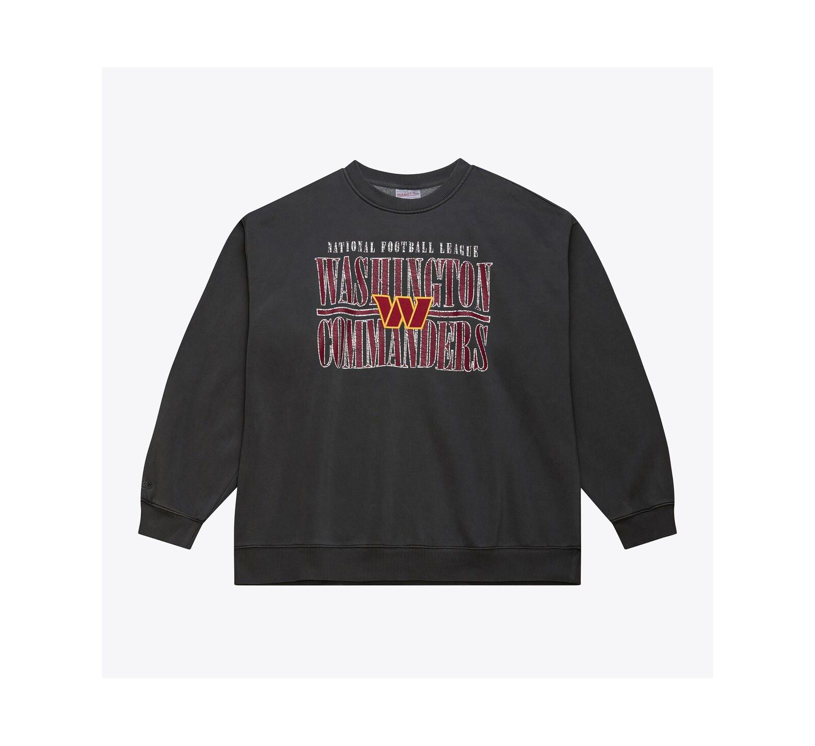 Свитшот Mitchell & Ness Men's Black Washington Commanders Downtown Collection Fleece