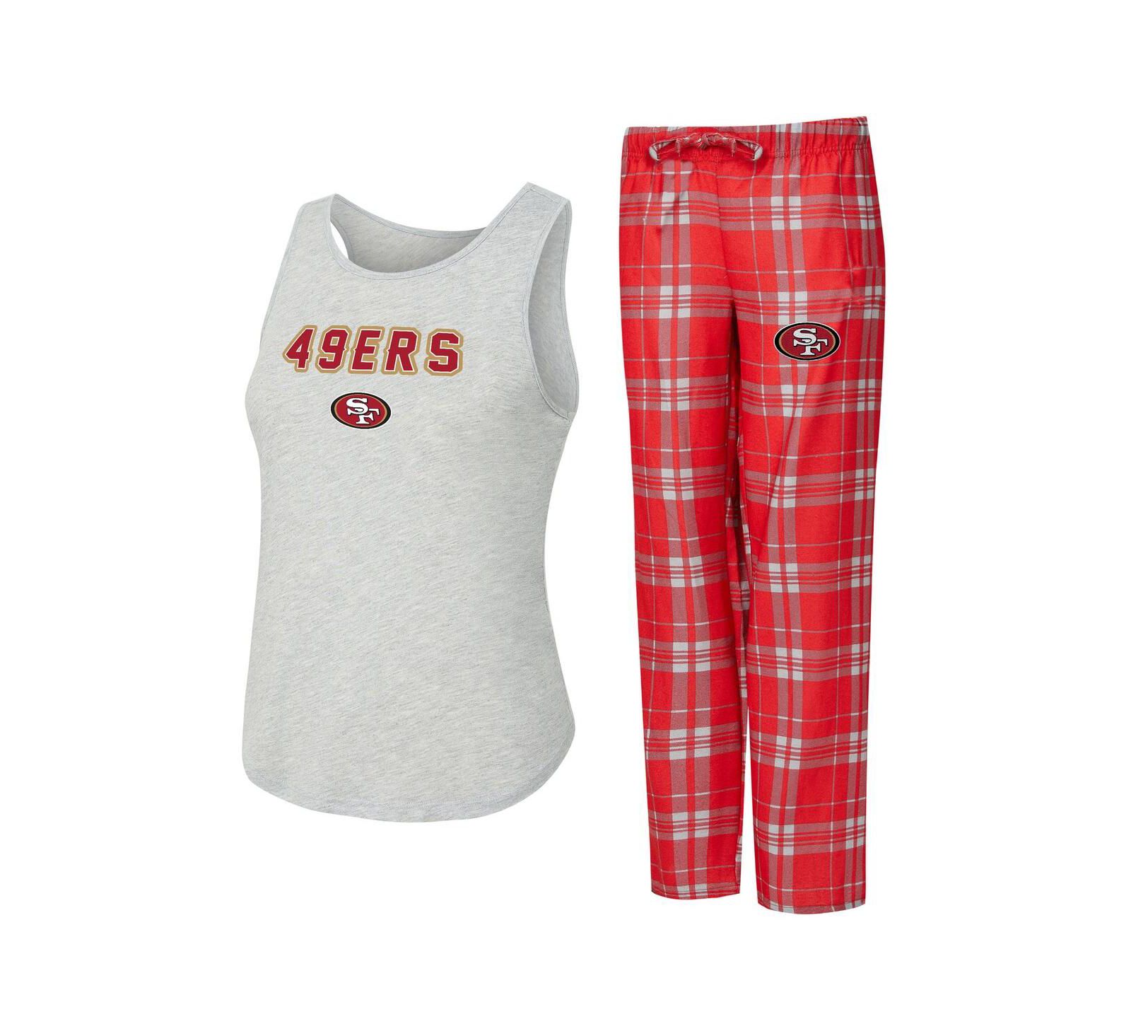 Женский комплект Concepts Sport San Francisco 49ers Tank Top and Pants Sleep Set