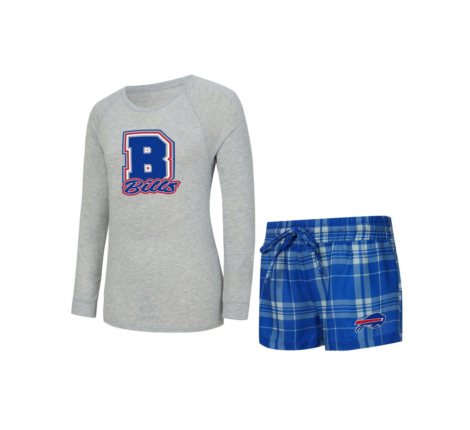 Concepts Sport Женский комплект для сна: футболка и шорты Buffalo Bills
