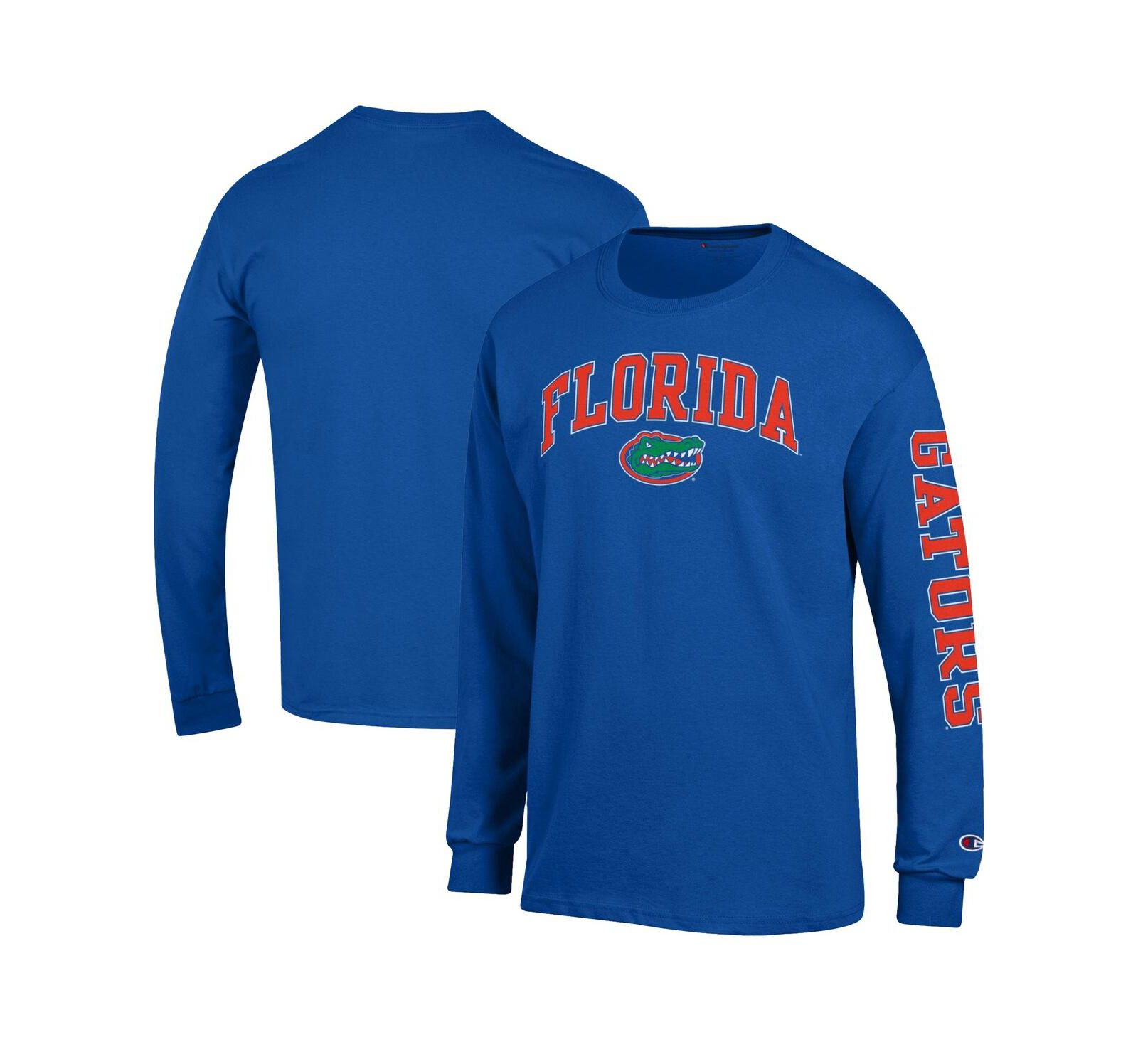 Мужской лонгслив Champion royal florida gators arch over logo