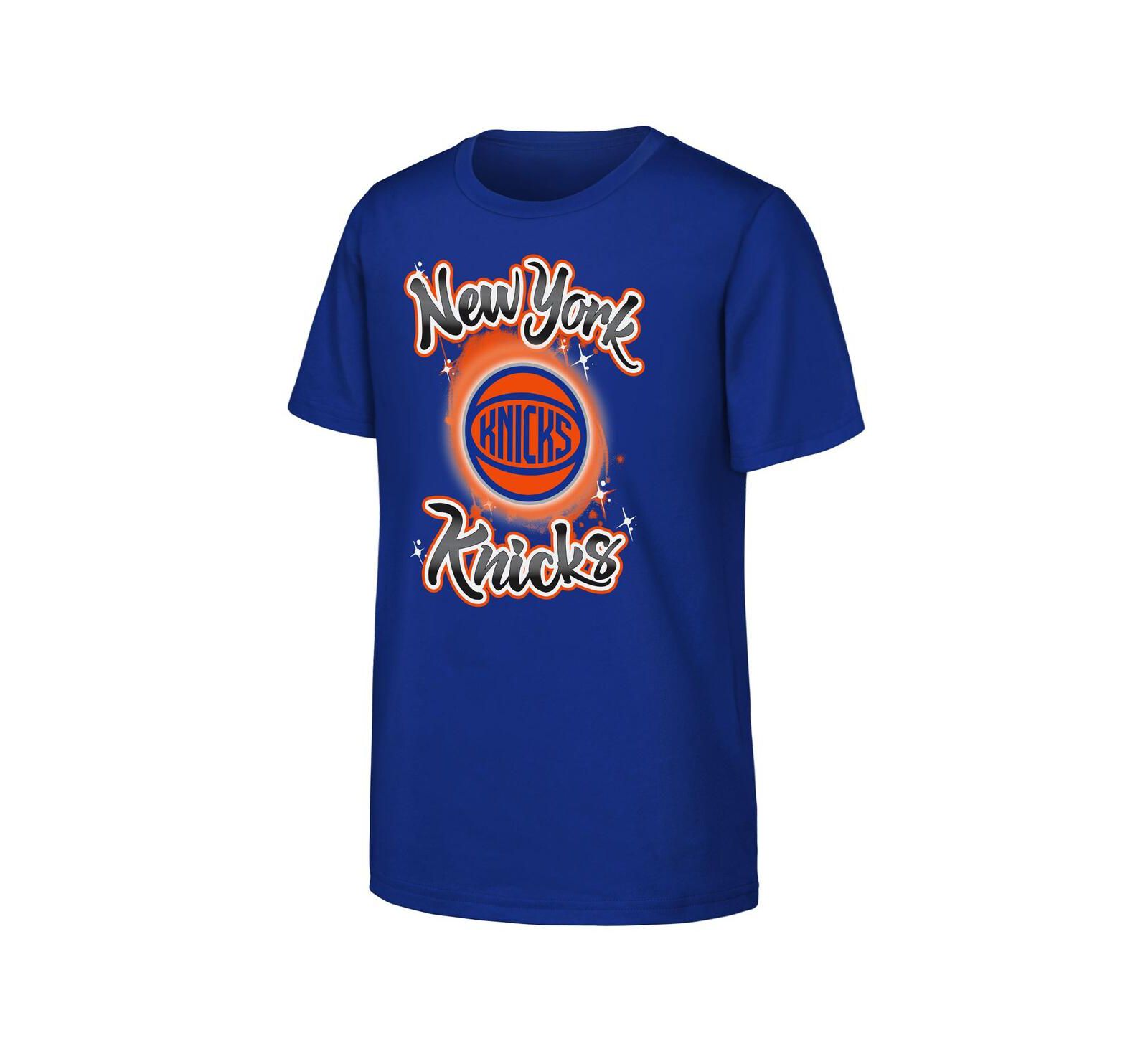 Детская футболка Outerstuff Blue New York Knicks Air Brush