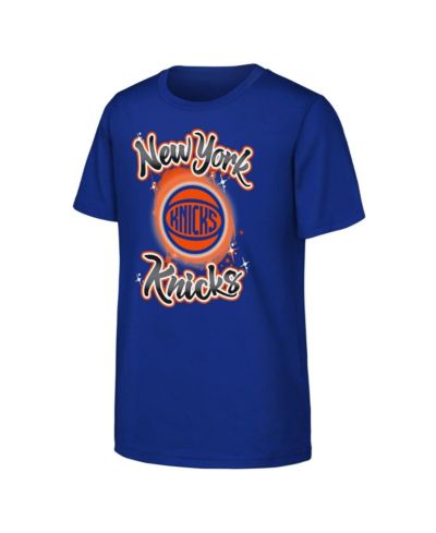Детская футболка Outerstuff Blue New York Knicks Air Brush