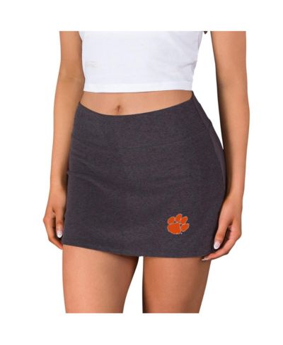 Concepts Sport Women's Charcoal Clemson Tigers Centerline Knit Skort
