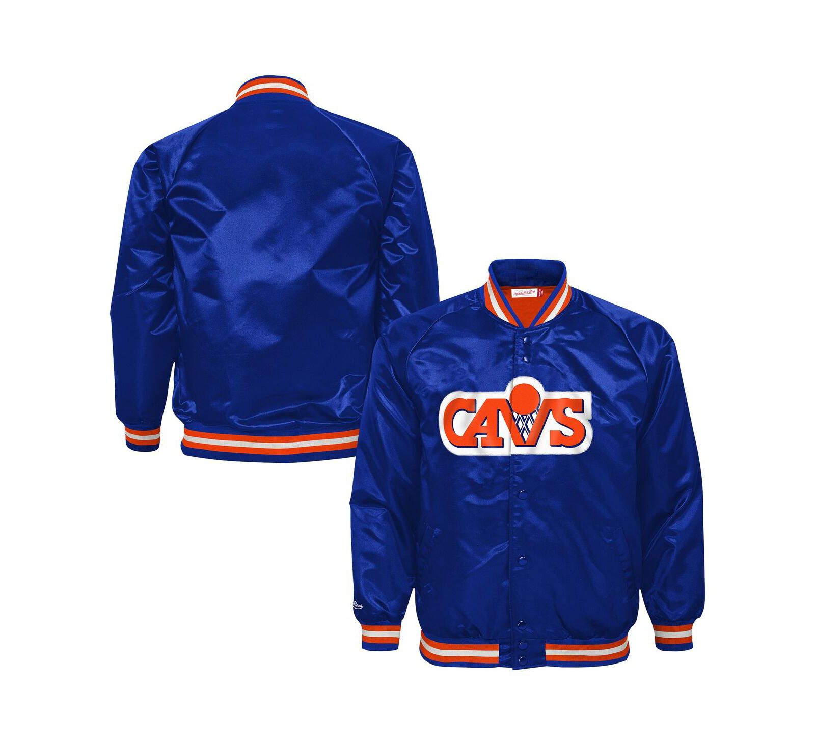 Mitchell & Ness куртка Cleveland Cavaliers Hardwood Classics Satin Raglan для мальчиков и девочек