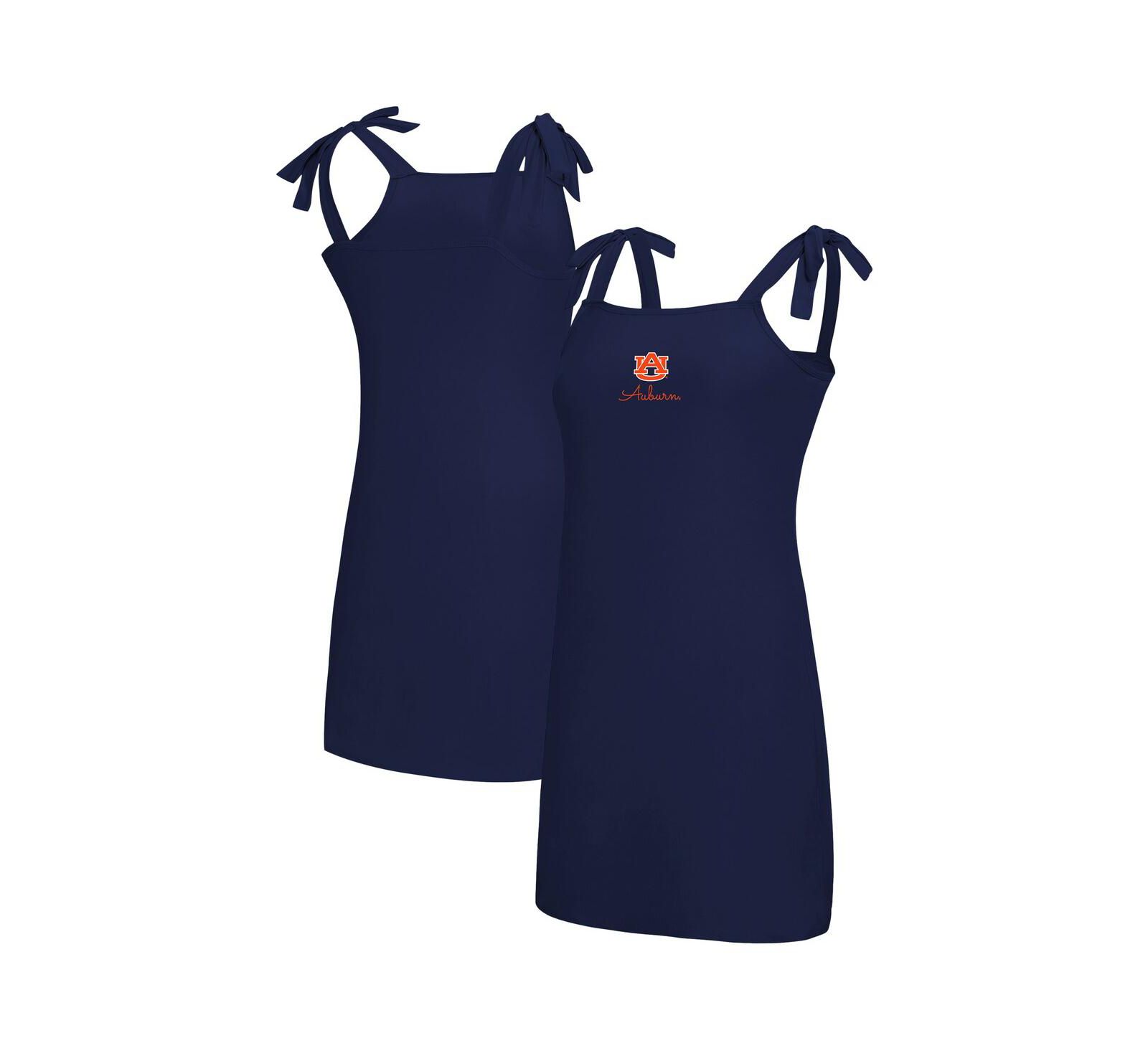 Женская ночная рубашка Concepts Sport Navy Auburn Tigers с завязками на плечах