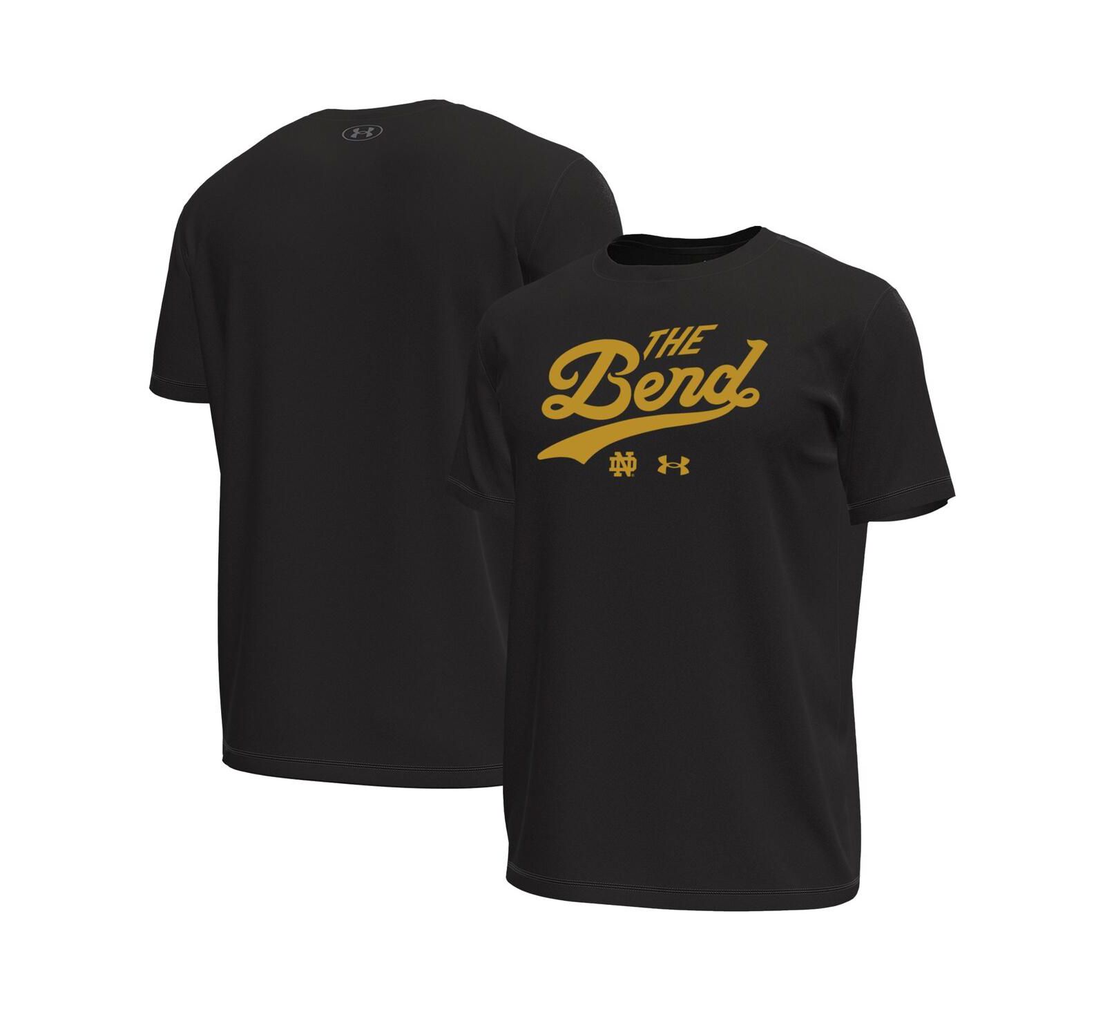 Мужская футболка Under Armour Notre Dame Fighting Irish The Bend Stretch Black