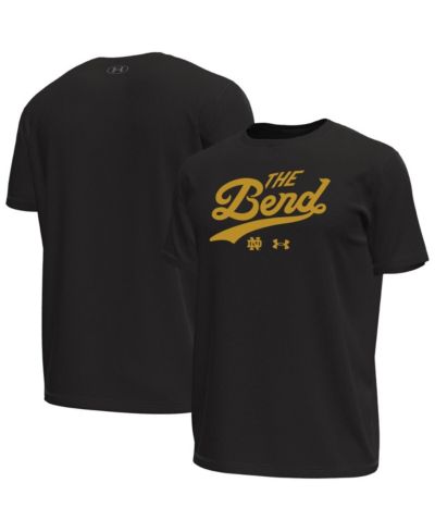 Мужская футболка Under Armour Notre Dame Fighting Irish The Bend Stretch Black
