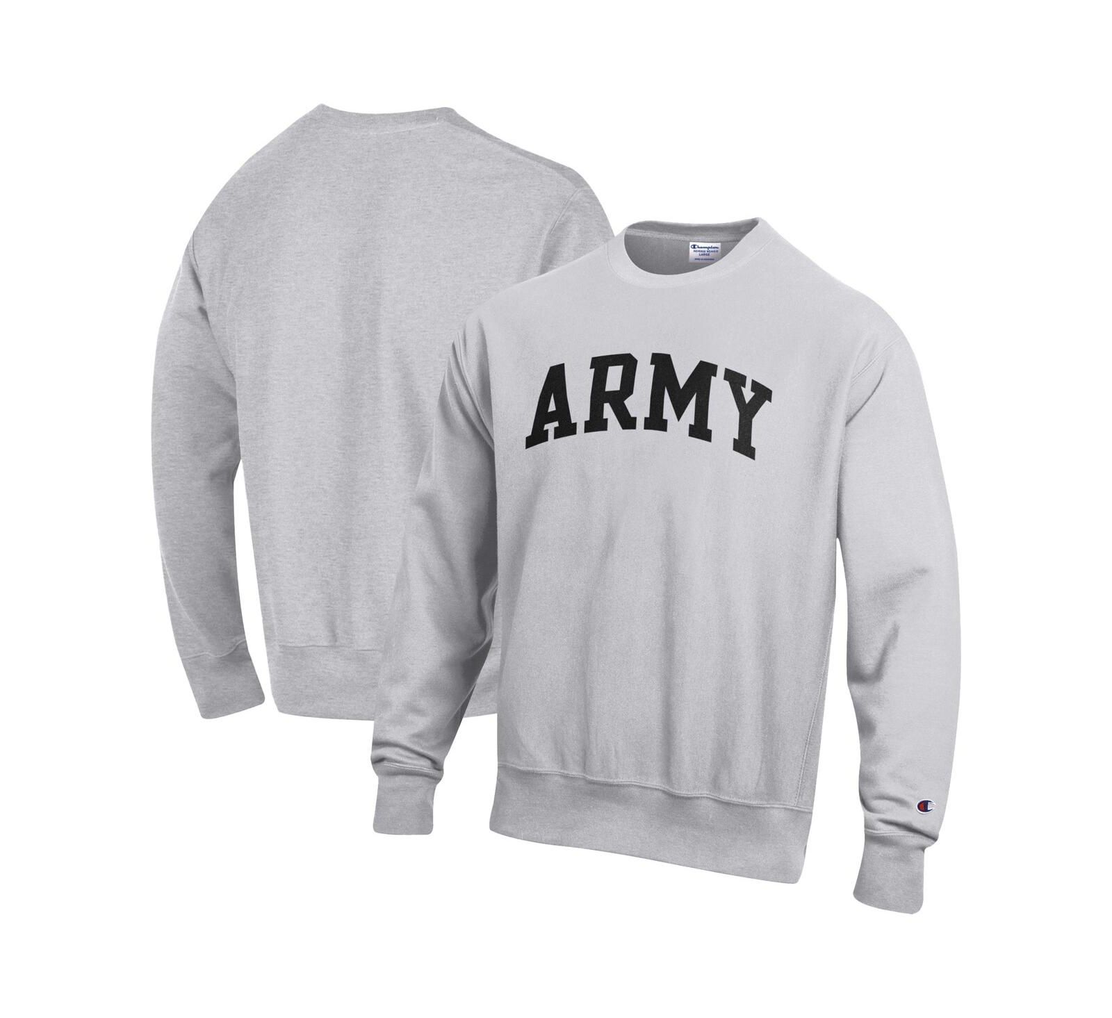 Champion Men's Gray Army Black Knights Reverse Weave Fleece Sweatshirt