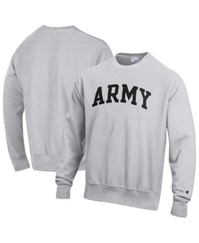 Мужская флисовая толстовка Champion Gray Army Black Knights Reverse Weave