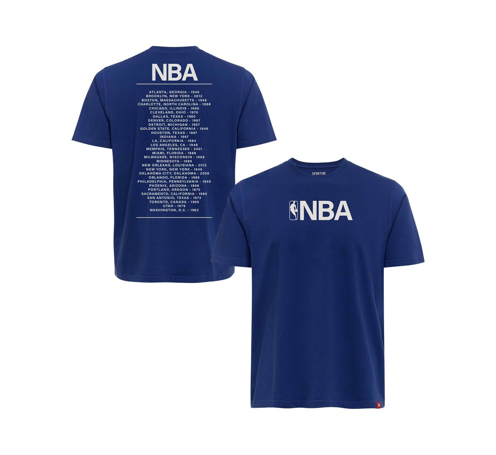 Sportiqe футболка Duke с логотипом, мужская и женская, темно-синяя