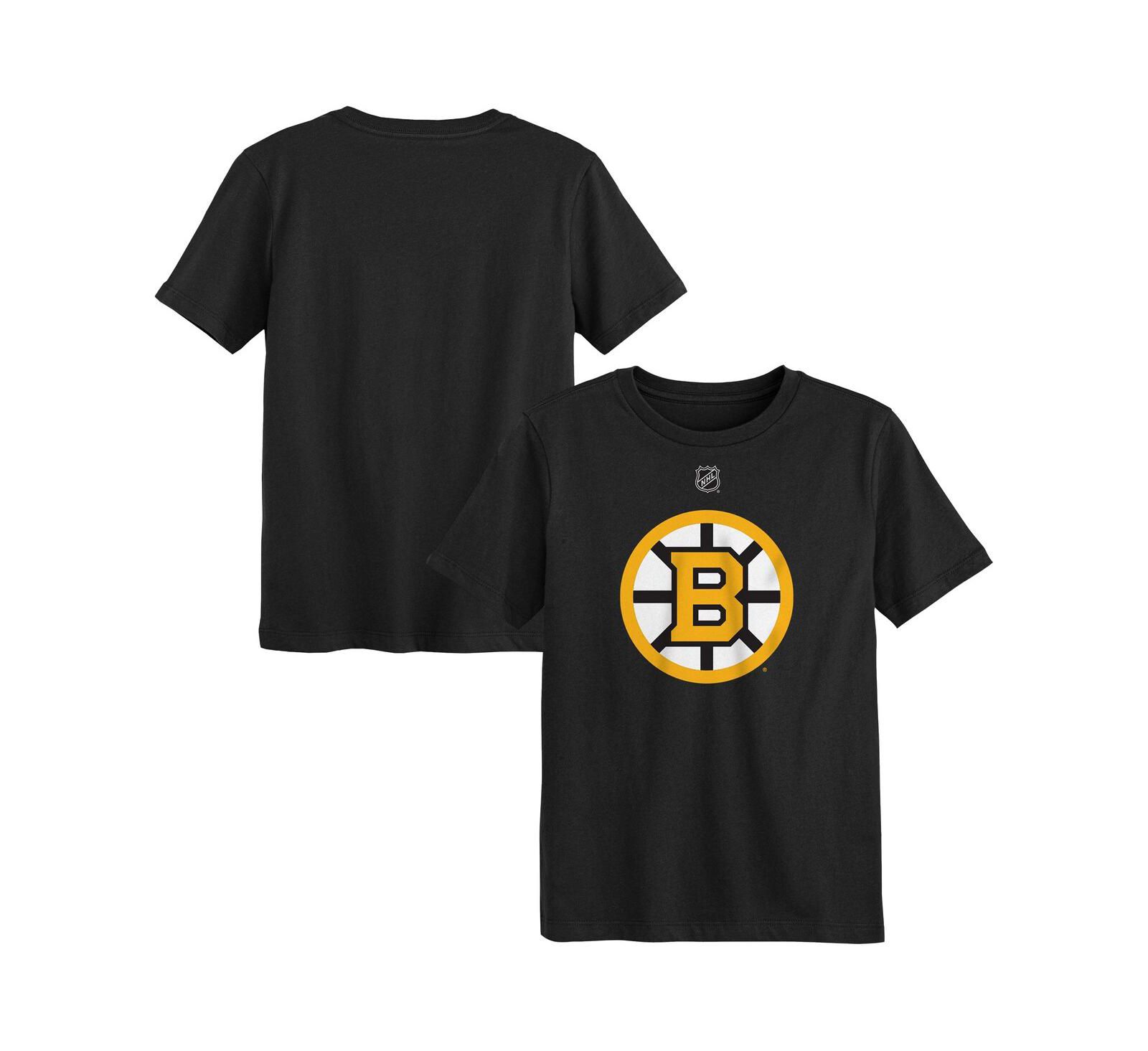 Outerstuff Big Boys Juvenile Black Boston Bruins Primary Logo T-Shirt