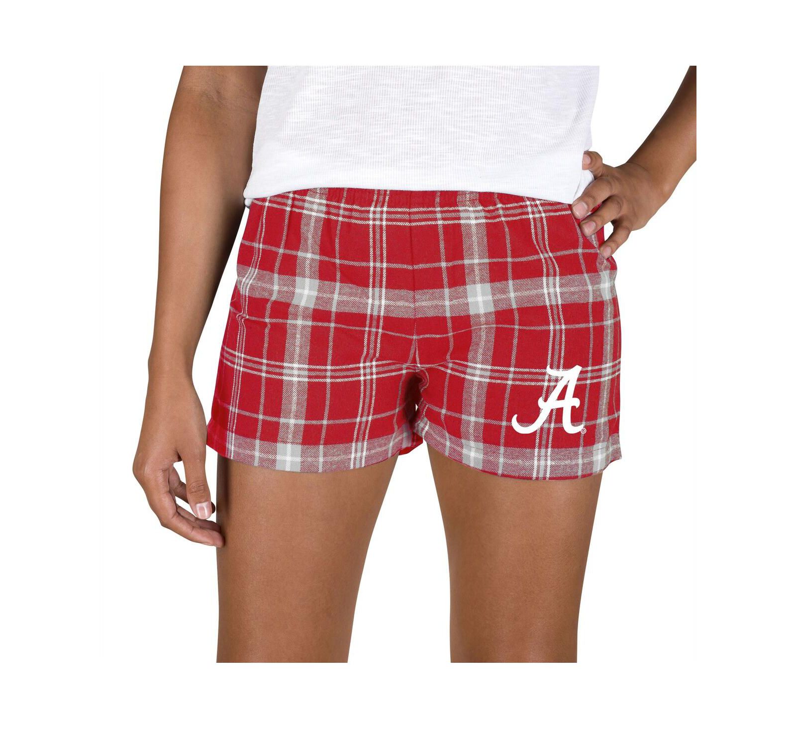 Женские фланелевые шорты Concepts Sport Alabama Crimson Tide Ultimate Crimson/Gray