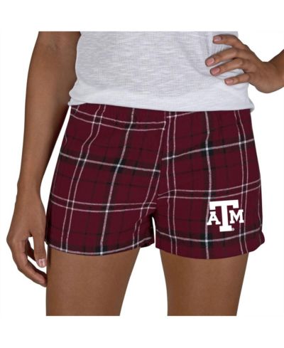 Женские фланелевые шорты Concepts Sport Maroon/Black Texas A&M Aggies Ultimate