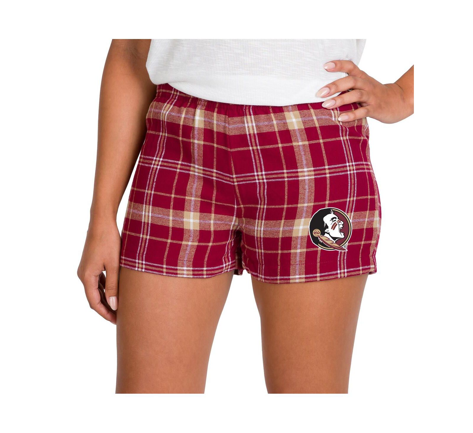 Женские фланелевые шорты Concepts Sport Garnet/Gold Florida State Seminoles Ultimate