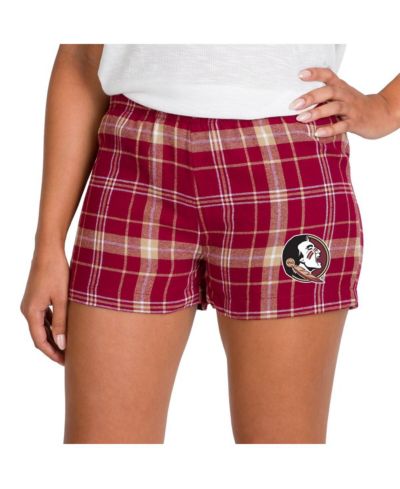 Concepts Sport Women's Garnet/Gold Florida State Seminoles Ultimate Flannel Shorts
