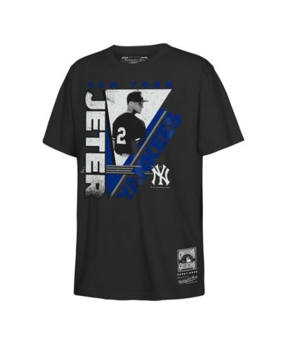 Mitchell & Ness Big Boys and Girls Derek Jeter Black New York Yankees In the Zone Player Graphic T-Shirt