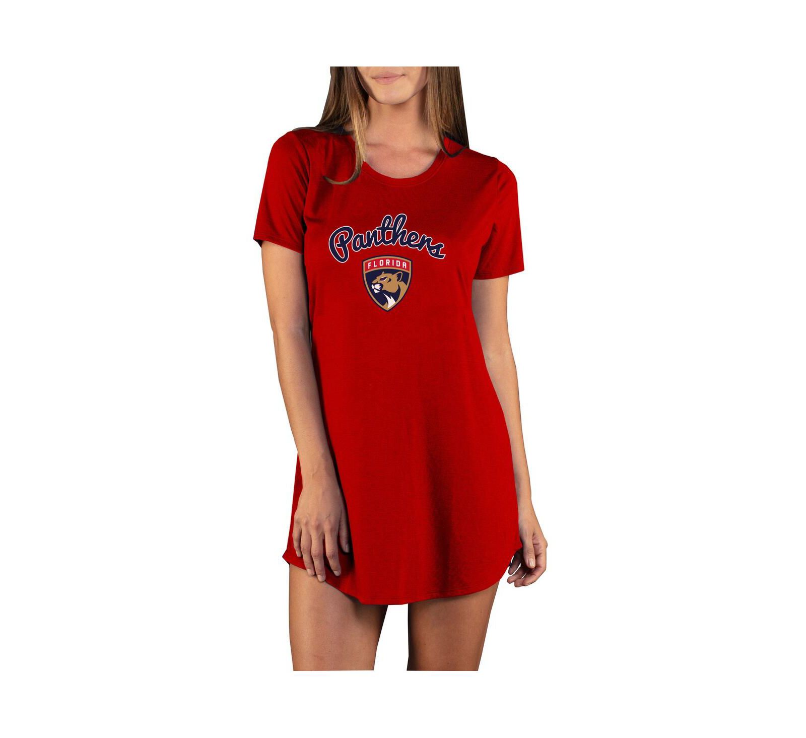 Женская ночная рубашка Concepts Sport Red Florida Panthers Marathon Knit
