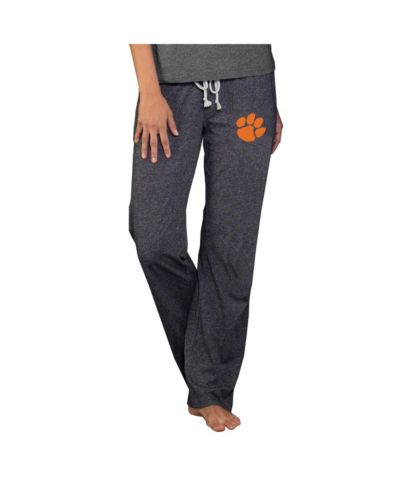 Брюки Concepts Sport Women's Charcoal Clemson Tigers Quest Knit Lightweight