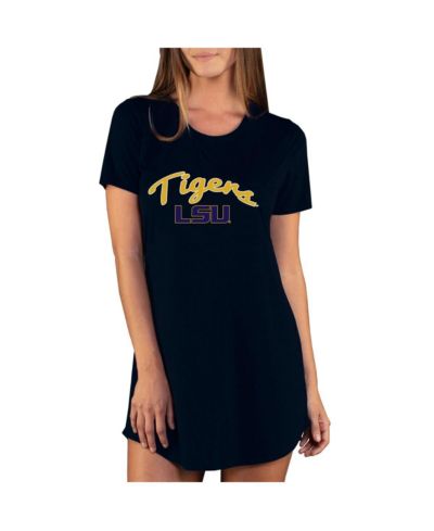 Ночная рубашка Concepts Sport для женщин, LSU Tigers, черная