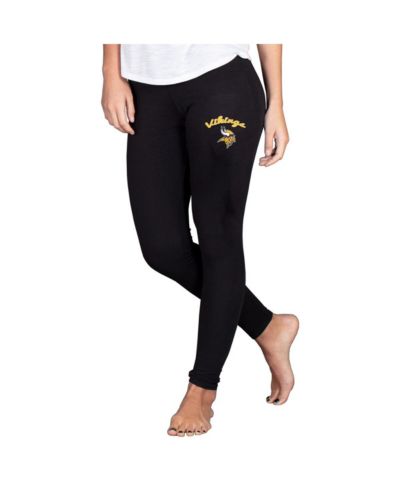 Леггинсы Concepts Sport Women's Black Minnesota Vikings Lightweight Fraction Lounge