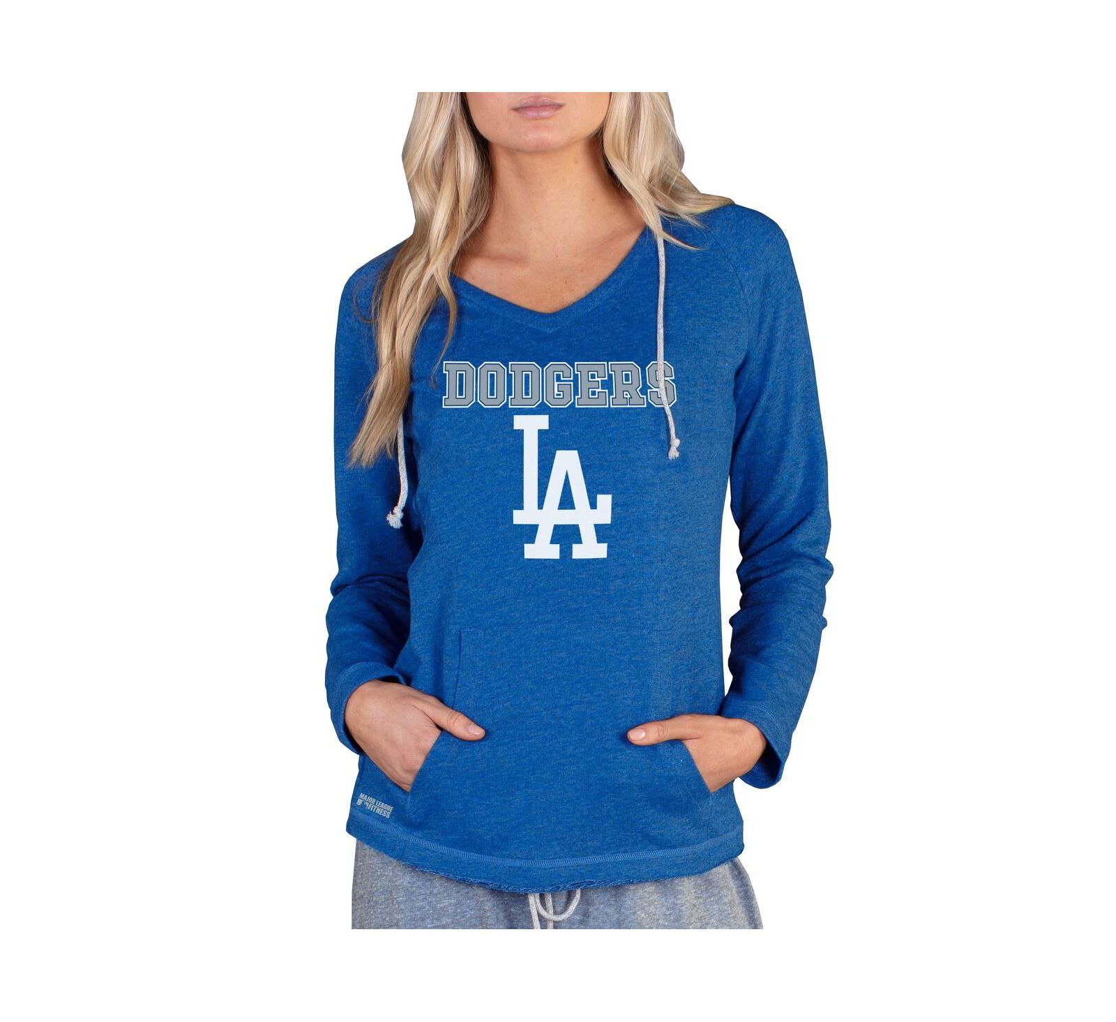 Concepts Sport Women's Royal Los Angeles Dodgers Mainstream Terry Long Sleeve Hoodie