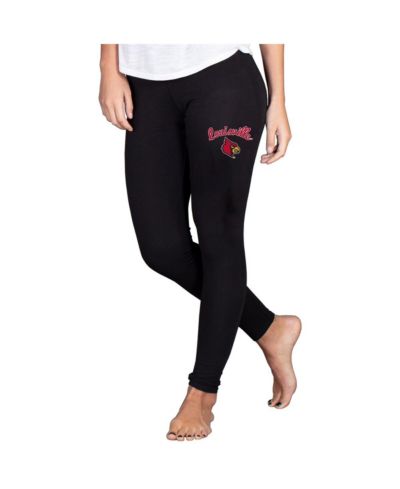 Спортивные леггинсы Concepts Sport Women's Black Louisville Cardinals Fraction Essential