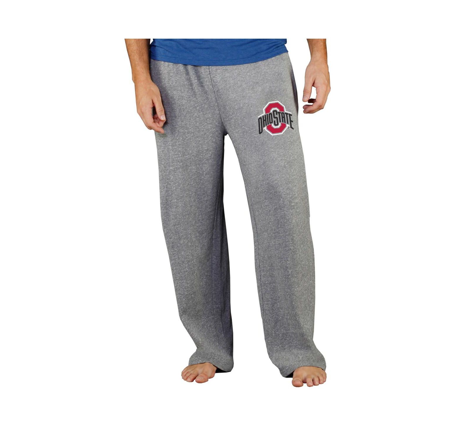 Мужские серые брюки Concepts Sport Ohio State Buckeyes из махровой ткани