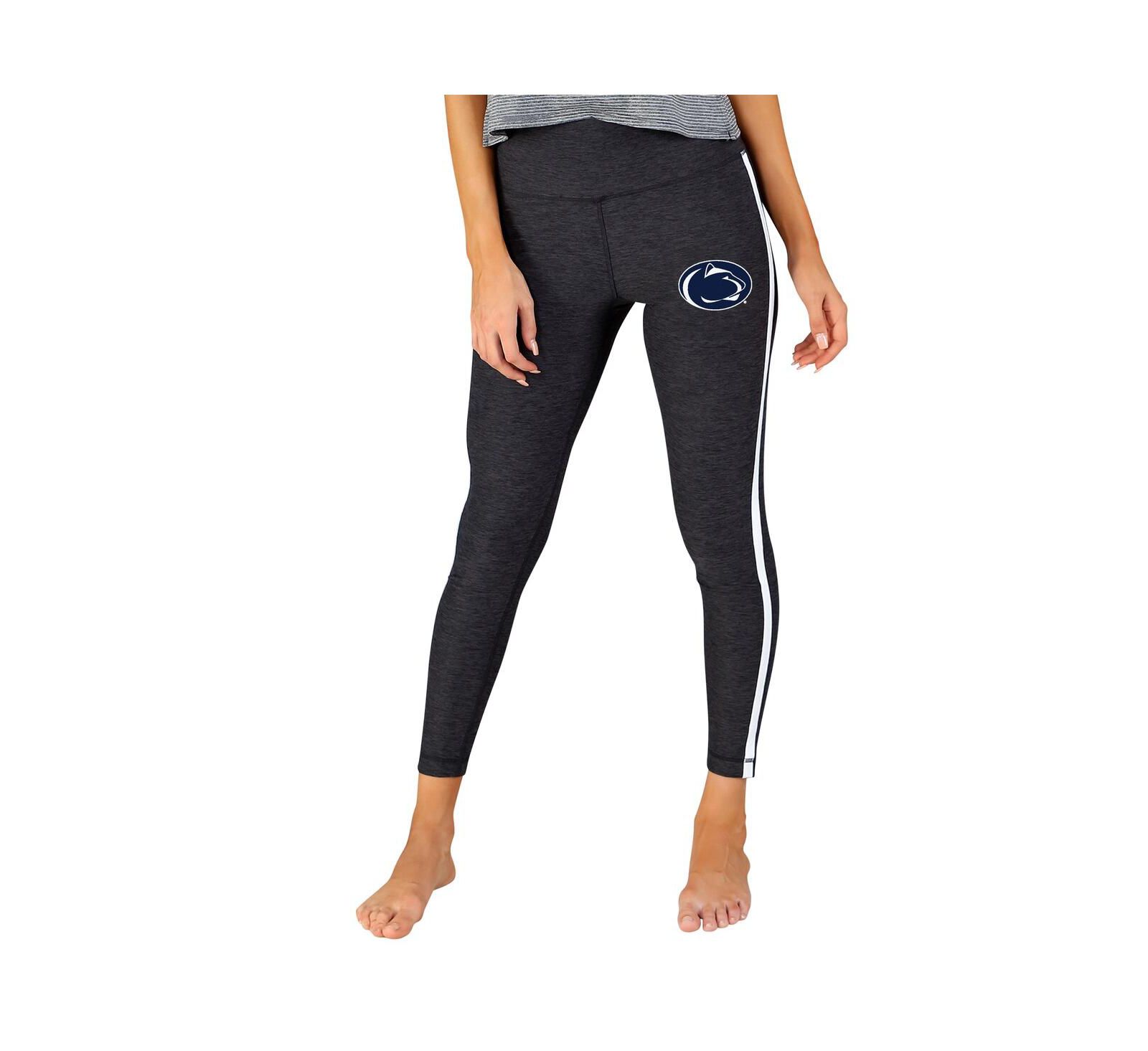 Concepts Sport Women's Charcoal/White Penn State Nittany Lions Centerline Knit Leggings