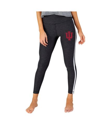 Легинсы Concepts Sport Women's Charcoal/White Indiana Hoosiers Centerline Knit